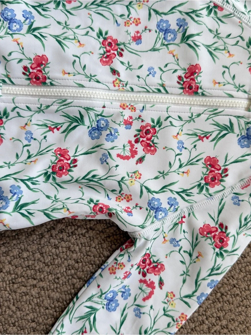 Janie and Jack Floral Girls Rashguard